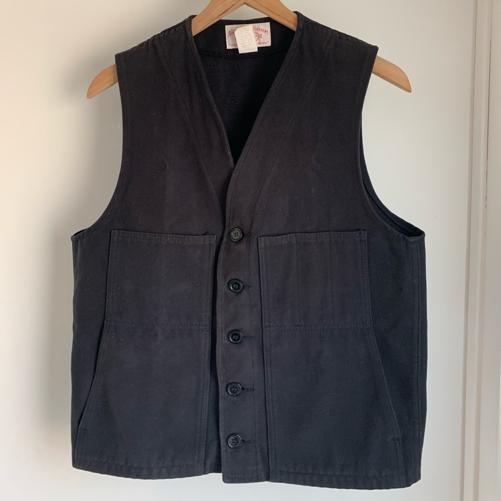 Filson moleskin vest